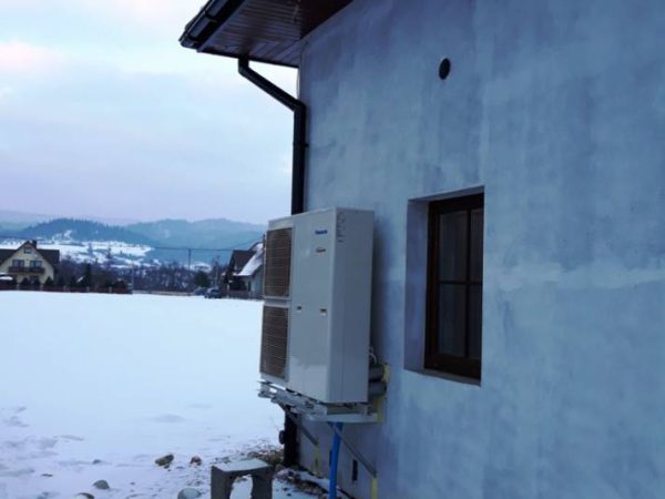 Pompa ciepła powietrze woda –Łopuszna 2018-03